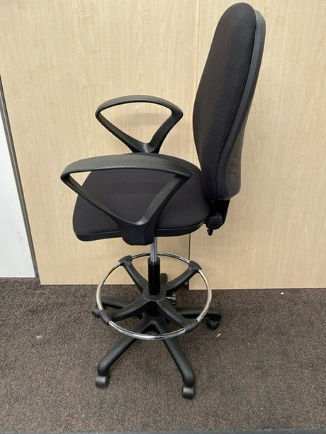 Ex Hire Draughtsman Chair with Arms